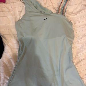 Nike asymmetrical strap tennis tank